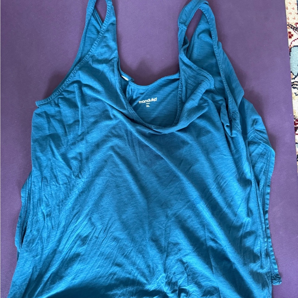 Monrow Teal Tank Top for Women